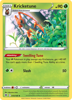 Kricketune #10 Kricketune - Astral Radiance - #10 - Pokemon TCG card