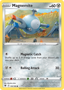 Magnemite - Astral Radiance - #105 - Pokemon TCG card