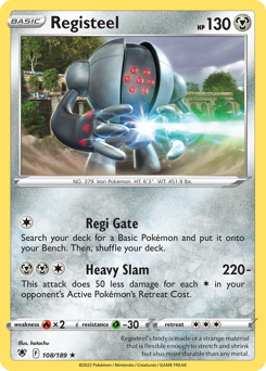 Registeel #108 Registeel - Astral Radiance - #108 - Pokemon TCG card