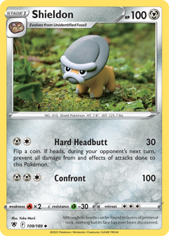 Shieldon #109 Shieldon - Astral Radiance - #109 - Pokemon TCG card