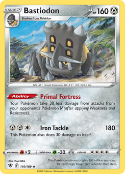 Bastiodon #110 Bastiodon - Astral Radiance - #110 - Pokemon TCG card