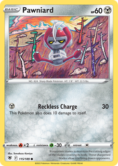 Pawniard #115 Pawniard - Astral Radiance - #115 - Pokemon TCG card