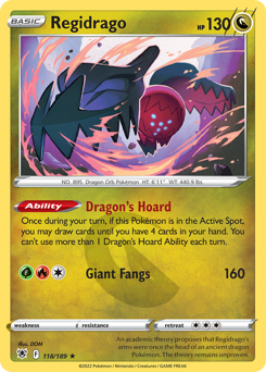 Regidrago #118 Regidrago - Astral Radiance - #118 - Pokemon TCG card