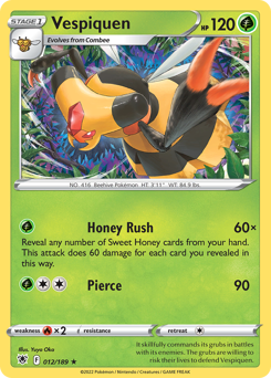 Vespiquen #12 Vespiquen - Astral Radiance - #12 - Pokemon TCG card