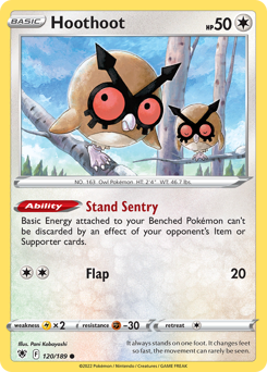 Hoothoot - Astral Radiance - #120 - Pokemon TCG card