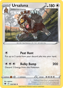 Ursaluna #124 Ursaluna - Astral Radiance - #124 - Pokemon TCG card