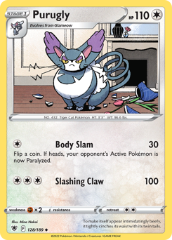 Purugly - Astral Radiance - #128 - Pokemon TCG card