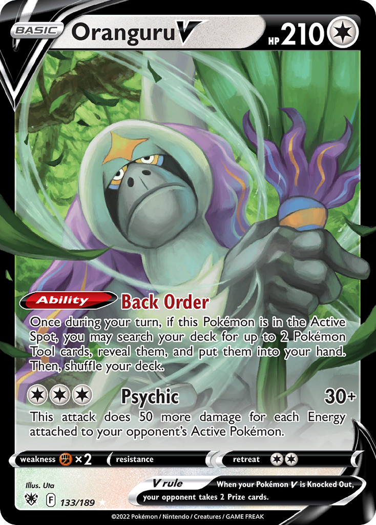 Oranguru V - Astral Radiance - #133 - Pokemon TCG card