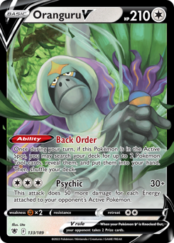 Oranguru V #133 Oranguru V - Astral Radiance - #133 - Pokemon TCG card
