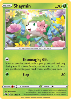 Shaymin #14 Shaymin - Astral Radiance - #14 - Pokemon TCG card