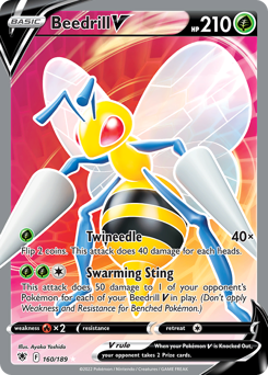Beedrill V #160 Beedrill V - Astral Radiance - #160 - Pokemon TCG card