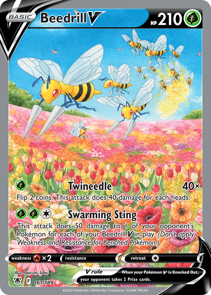 Beedrill V - Astral Radiance - #161 - Pokemon TCG card