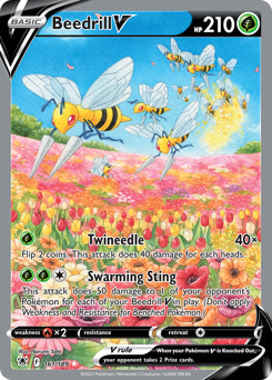 Beedrill V #161 Beedrill V - Astral Radiance - #161 - Pokemon TCG card