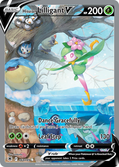 Hisuian Lilligant V #163 Hisuian Lilligant V - Astral Radiance - #163 - Pokemon TCG card