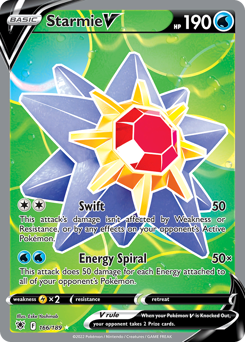 Starmie V - Astral Radiance - #166 - Pokemon TCG card
