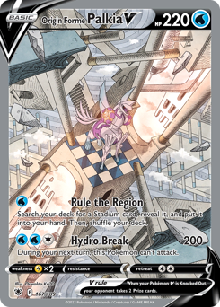 Origin Forme Palkia V - Astral Radiance - #167 - Pokemon TCG card