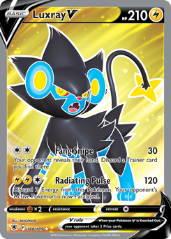 Luxray V #168 Luxray V - Astral Radiance - #168 - Pokemon TCG card
