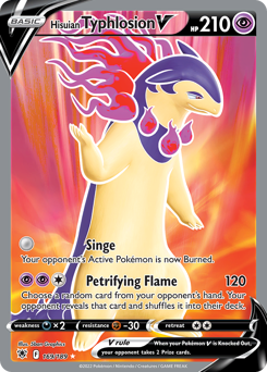Hisuian Typhlosion V #169 Hisuian Typhlosion V - Astral Radiance - #169 - Pokemon TCG card