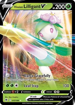 Hisuian Lilligant V #17 Hisuian Lilligant V - Astral Radiance - #17 - Pokemon TCG card