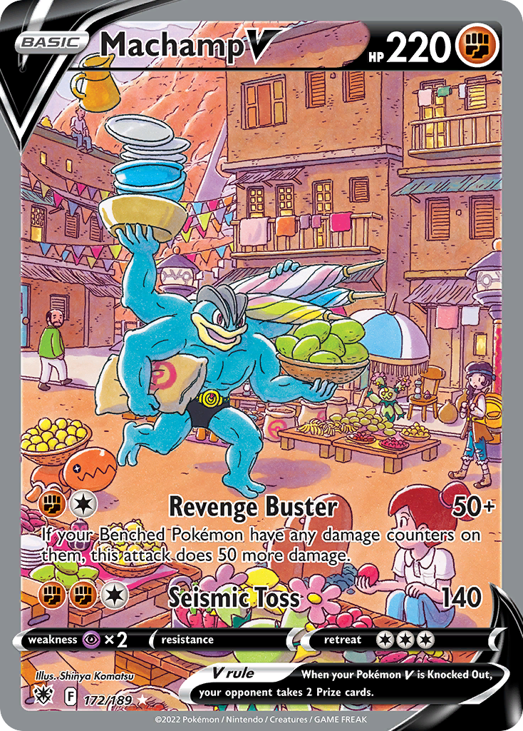 Machamp V - Astral Radiance - #172 - Pokemon TCG card