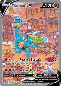 Machamp V - Astral Radiance - #172 - Pokemon TCG card