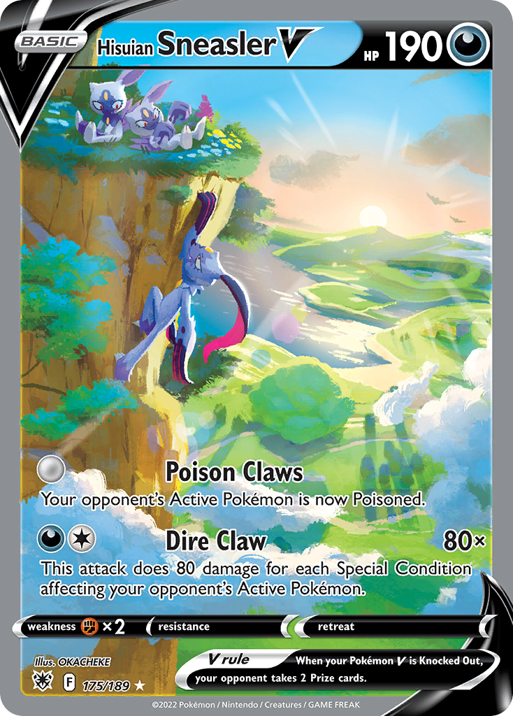 Hisuian Sneasler V - Astral Radiance - #175 - Pokemon TCG card