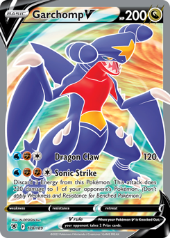 Garchomp V #178 Garchomp V - Astral Radiance - #178 - Pokemon TCG card