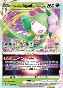 Hisuian Lilligant VSTAR #18 Hisuian Lilligant VSTAR - Astral Radiance - #18 - Pokemon TCG card