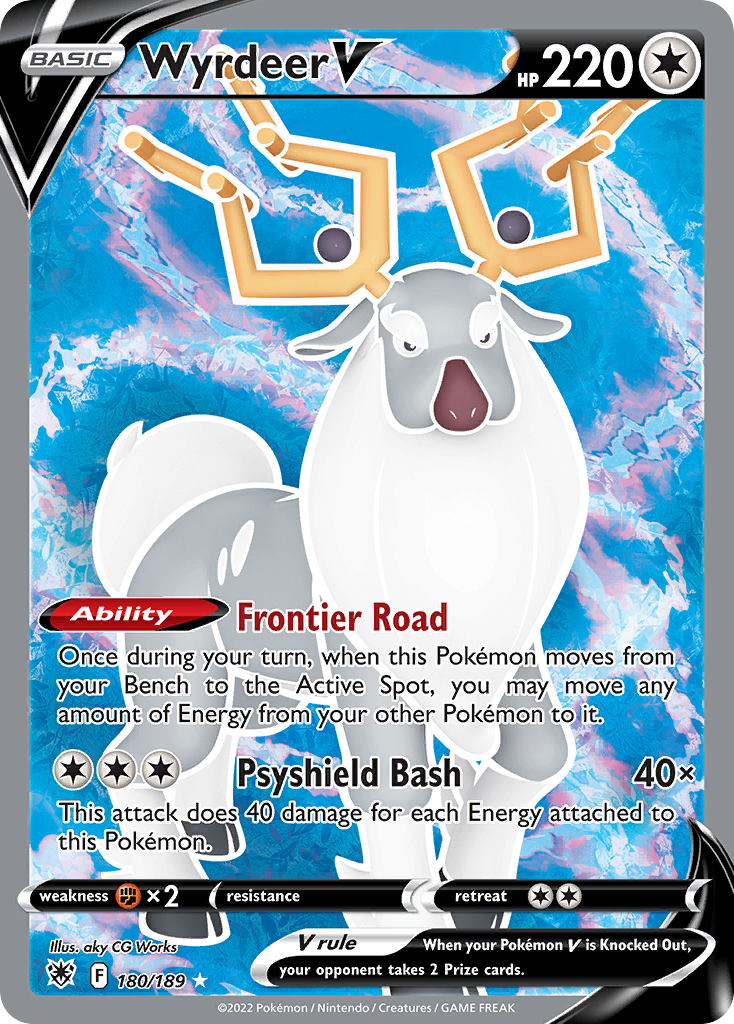 Wyrdeer V - Astral Radiance - #180 - Pokemon TCG card