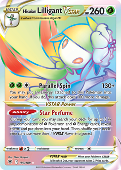 Hisuian Lilligant VSTAR #190 Hisuian Lilligant VSTAR - Astral Radiance - #190 - Pokemon TCG card