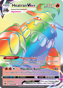 Heatran VMAX #191 Heatran VMAX - Astral Radiance - #191 - Pokemon TCG card