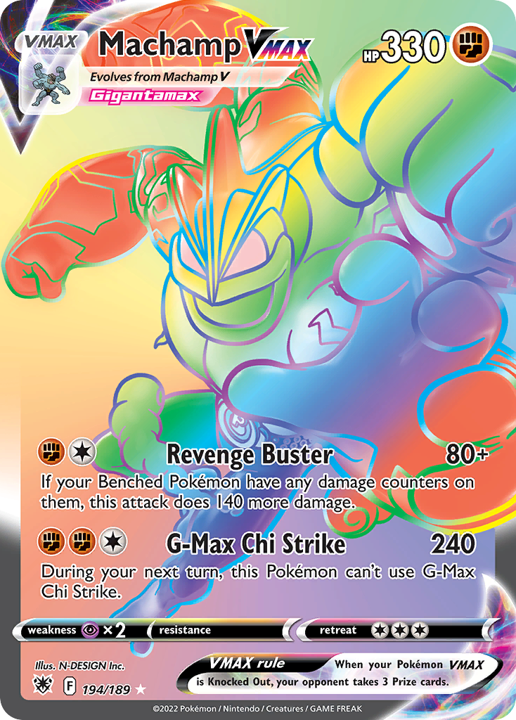 Machamp VMAX - Astral Radiance - #194 - Pokemon TCG card