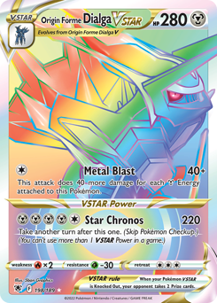 Origin Forme Dialga VSTAR - Astral Radiance - #198 - Pokemon TCG card