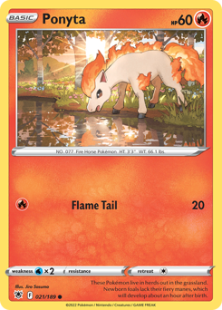 Ponyta - Astral Radiance - #21 - Pokemon TCG card