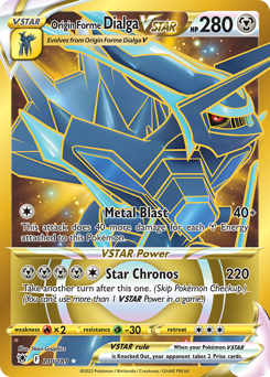 Origin Forme Dialga VSTAR - Astral Radiance - #210 - Pokemon TCG card