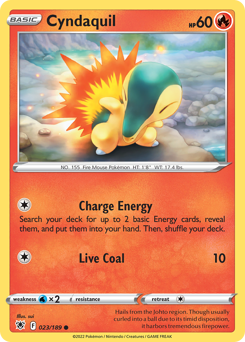 Cyndaquil #23 Cyndaquil - Astral Radiance - #23 - Pokemon TCG card