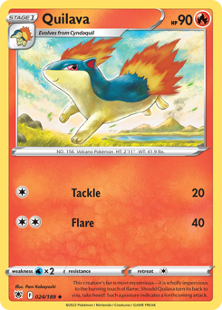 Quilava #24 Quilava - Astral Radiance - #24 - Pokemon TCG card