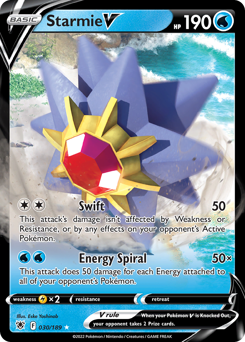 Starmie V - Astral Radiance - #30 - Pokemon TCG card