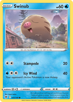 Swinub #31 Swinub - Astral Radiance - #31 - Pokemon TCG card