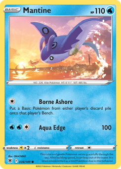Mantine - Astral Radiance - #34 - Pokemon TCG card