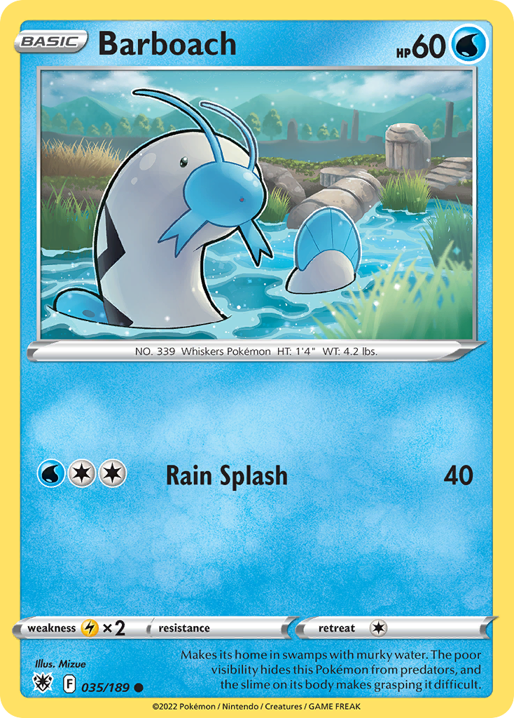 Barboach - Astral Radiance - #35 - Pokemon TCG card
