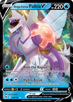 Origin Forme Palkia V - Astral Radiance - #39 - Pokemon TCG card