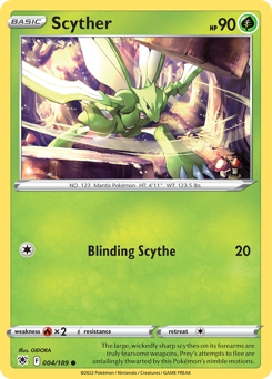 Scyther #4 Scyther - Astral Radiance - #4 - Pokemon TCG card