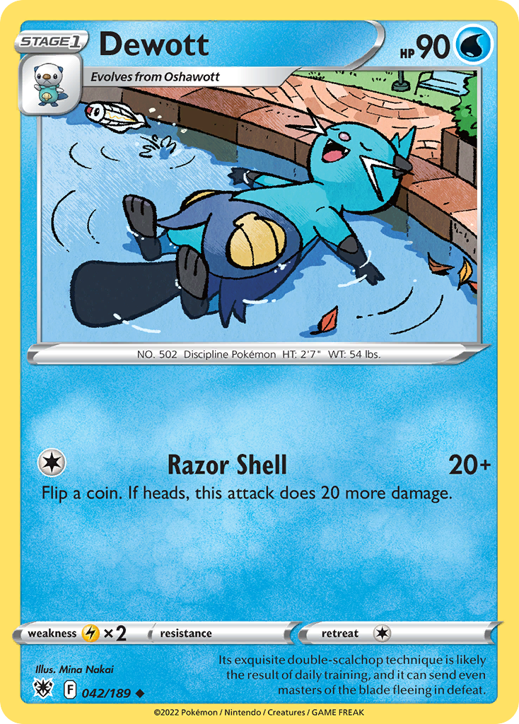 Dewott - Astral Radiance - #42 - Pokemon TCG card