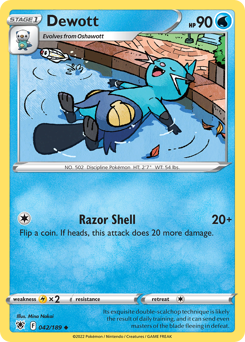 Dewott - Astral Radiance - #42 - Pokemon TCG card