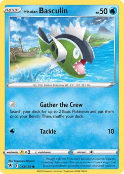 Hisuian Basculin #43 Hisuian Basculin - Astral Radiance - #43 - Pokemon TCG card