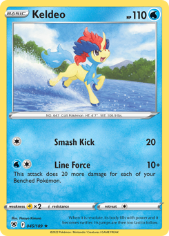 Keldeo #45 Keldeo - Astral Radiance - #45 - Pokemon TCG card
