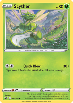 Scyther #5 Scyther - Astral Radiance - #5 - Pokemon TCG card