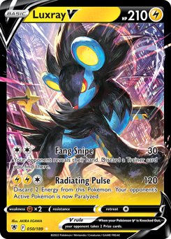 Luxray V #50 Luxray V - Astral Radiance - #50 - Pokemon TCG card