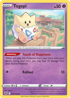 Togepi #55 Togepi - Astral Radiance - #55 - Pokemon TCG card